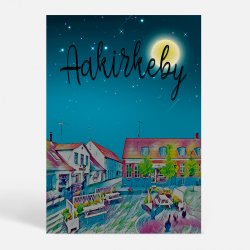 Aakirkeby (3720) - Kunstnerisk - by Night
