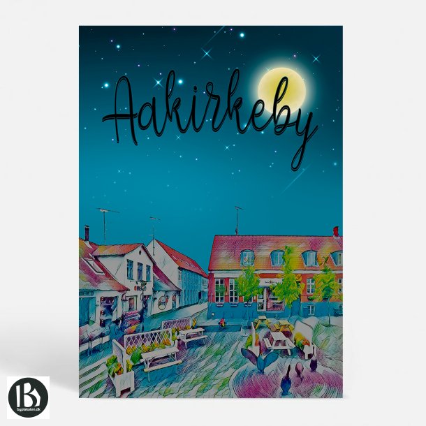 Aakirkeby (3720) - Kunstnerisk - by Night