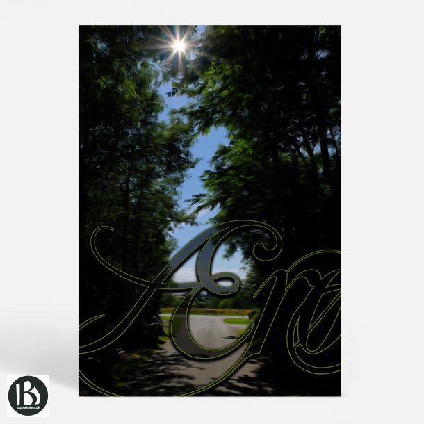 r (5970) - Kunstnerisk - I skovens dybe stille ro