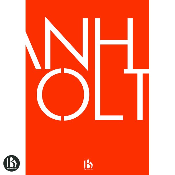 Anholt (8592) - Typografisk - Dyb orange