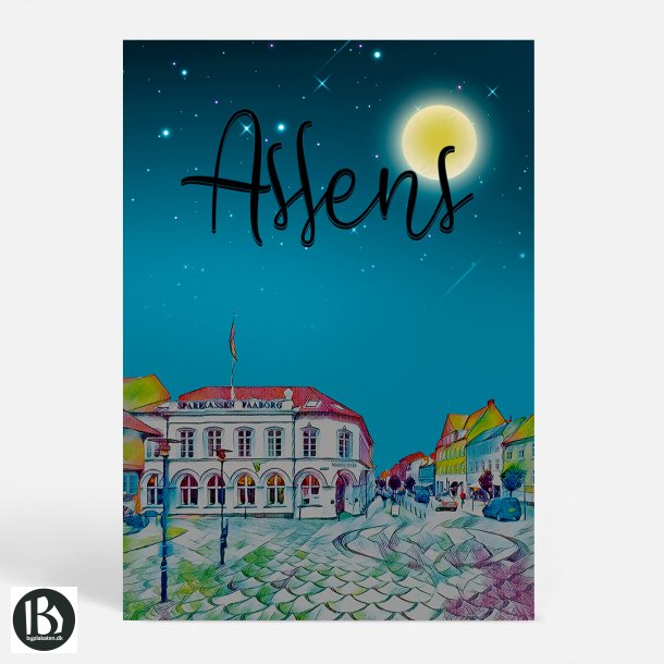 Assens (5610) - Kunstnerisk - by Night