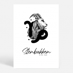 OLDSCHOOL serien - Stenbukken - Grtoner - Stjernetegn