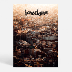 Barcelona - Spanien - Birds Eye