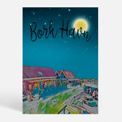 Bork Havn (6893) - Kunstnerisk - By Night