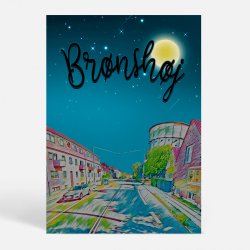 Br�nsh�j (2700) - Kunstnerisk - by Night