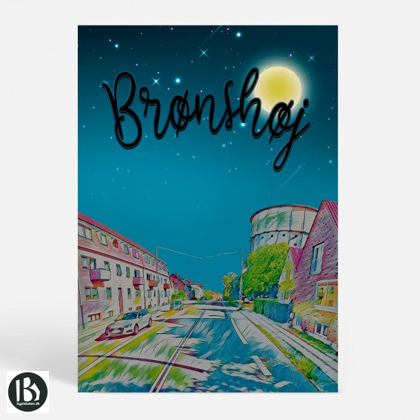 Br�nsh�j (2700) - Kunstnerisk - by Night