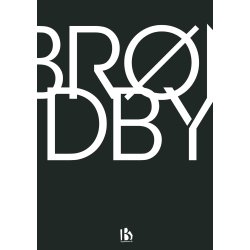 Brndby (2605) - Typografisk - Hvid p sort