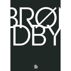 Brndby (2605) - Typografisk - Hvid p sort