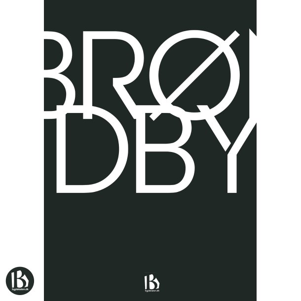 Brndby (2605) - Typografisk - Hvid p sort