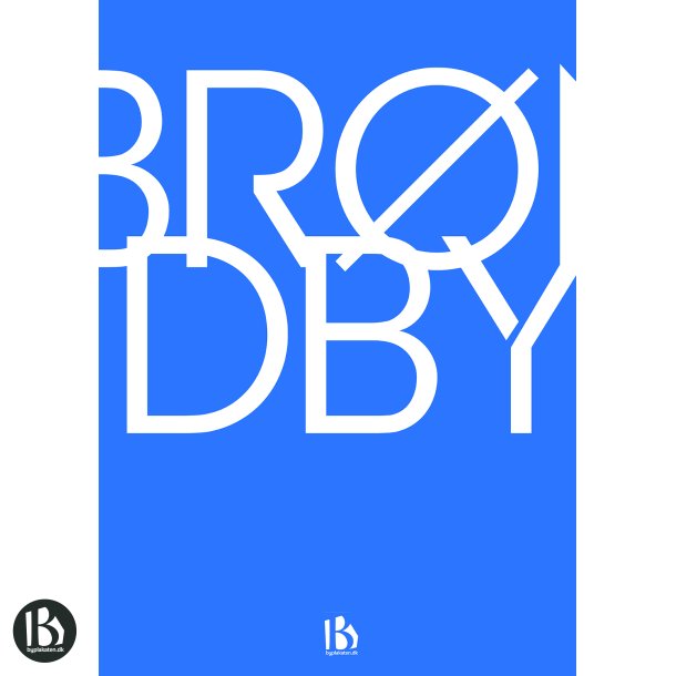Brndby (2605) - Typografisk - Lys bl