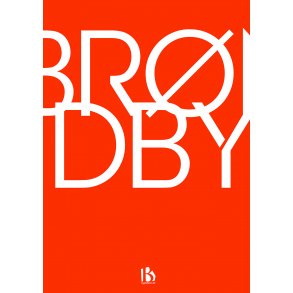 Brndby (2605) - Typografisk - Dyb orange