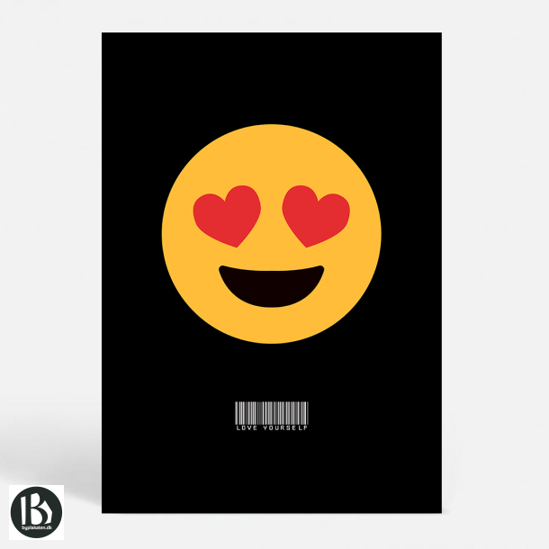 Love Yourself - Emojis - Sjove plakater
