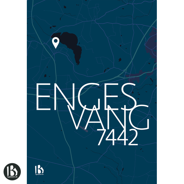 Engesvang (7442) - Citymap - Royal Blue