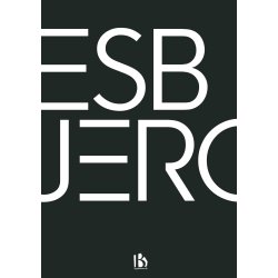 Esbjerg (6700) - Typografisk - Hvid p sort