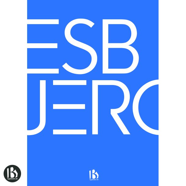 Esbjerg (6700) - Typografisk - Lys bl