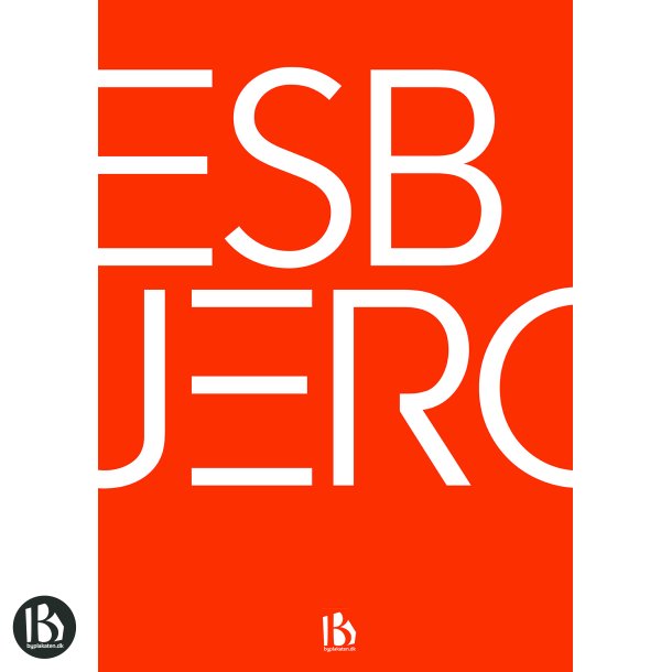 Esbjerg (6700) - Typografisk - Dyb orange