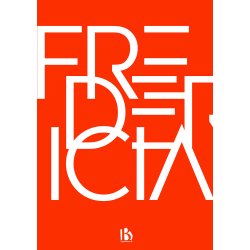 Fredericia (7000) - Typografisk - Dyb orange