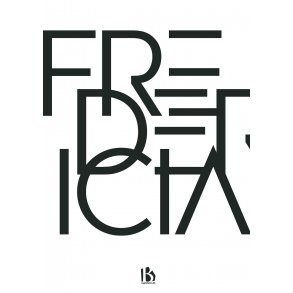 Fredericia (7000) - Typografisk - Sort p� hvid