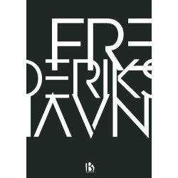 Frederikshavn (9900) - Typografisk - Hvid p sort