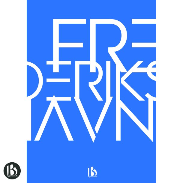 Frederikshavn (9900) - Typografisk - Lys bl