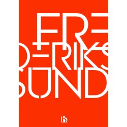 Frederikssund (3600) - Typografisk - Dyb orange