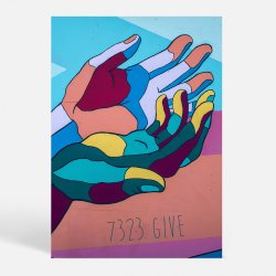 Give (7323) - Kunstnerisk - HÅNDPLUKKET