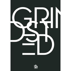 Grindsted (7200) - Typografisk - Hvid p sort