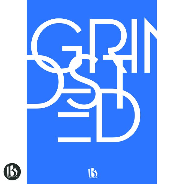 Grindsted (7200) - Typografisk - Lys bl