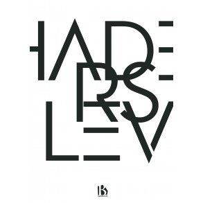 Haderslev (6100) - Typografisk - Sort p hvid