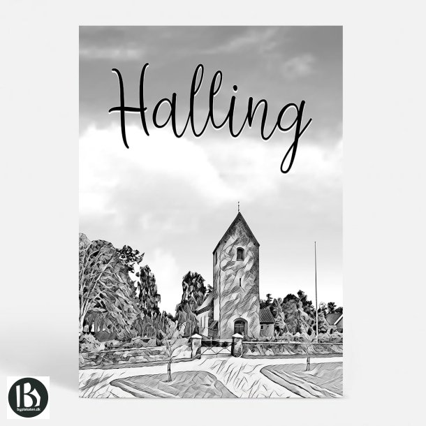 Halling (8543) - Kunstnerisk - In Grey