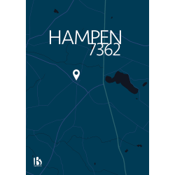 Hampen (7362) - Citymap - Royal Blue
