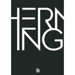 Herning (7400) - Typografisk - Hvid p sort