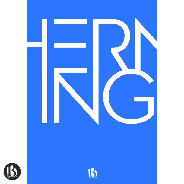Herning (7400) - Typografisk - Lys bl