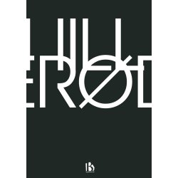 Hillerd (3400) - Typografisk - Hvid p sort