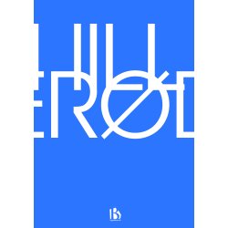 Hillerd (3400) - Typografisk - Lys bl