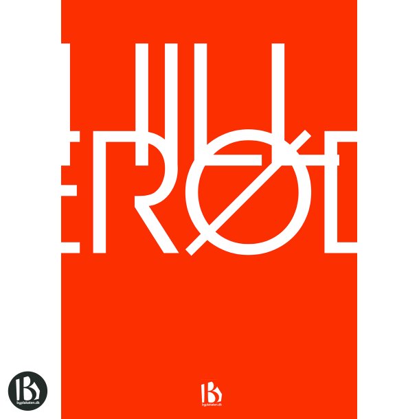 Hillerd (3400) - Typografisk - Dyb orange