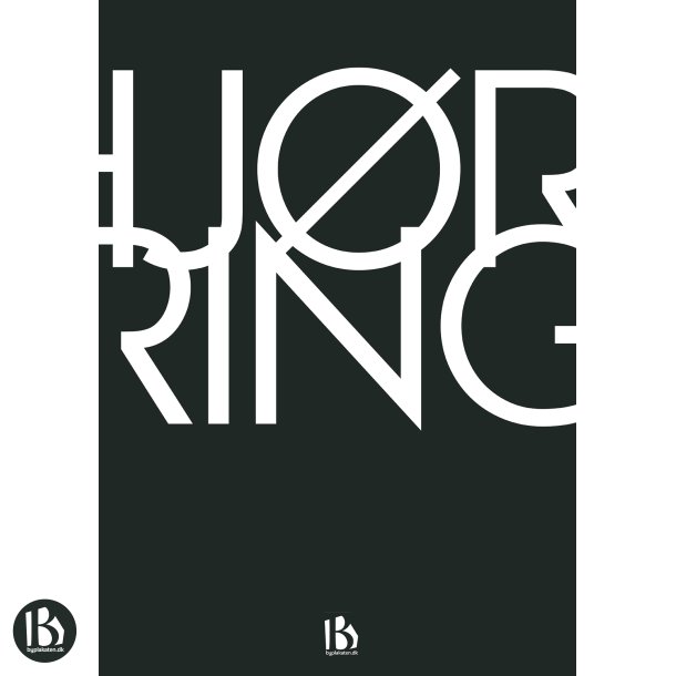 Hjrring (9800) - Typografisk - Hvid p sort
