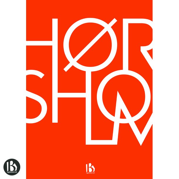 Hrsholm (2970) - Typografisk - Dyb orange
