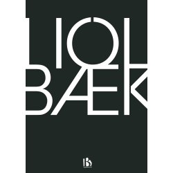 Holbk (4300) - Typografisk - Hvid p sort