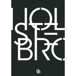 Holstebro (7500) - Typografisk - Hvid p sort