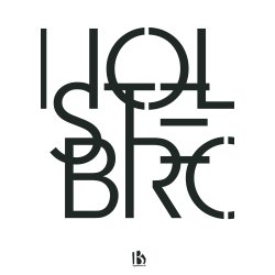 Holstebro (7500) - Typografisk - Sort p hvid
