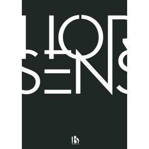 Horsens (8700) - Typografisk - Hvid p sort