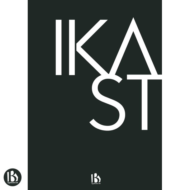 Ikast (7430) - Typografisk - Hvid p� sort