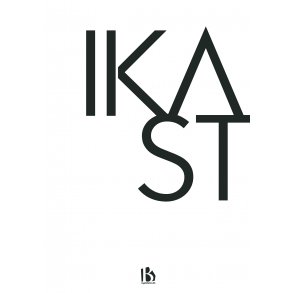 Ikast (7430) - Typografisk - Sort p� hvid