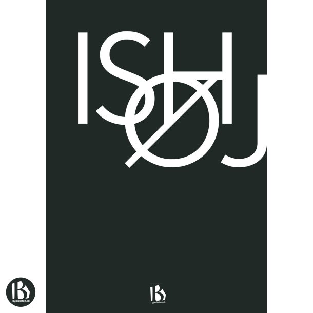 Ishj (2635) - Typografisk - Hvid p sort