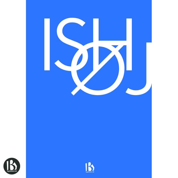 Ishj (2635) - Typografisk - Lys bl