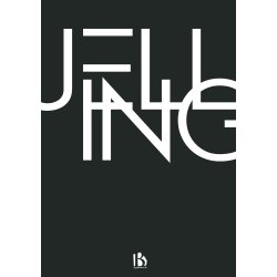 Jelling (7300) - Typografisk - Hvid p� sort