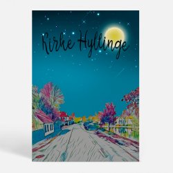 Kirke Hyllinge (4070) - Kunstnerisk - by Night