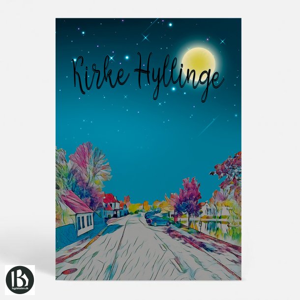 Kirke Hyllinge (4070) - Kunstnerisk - by Night