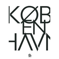 Kbenhavn (1630) - Typografisk - Hvid p sort